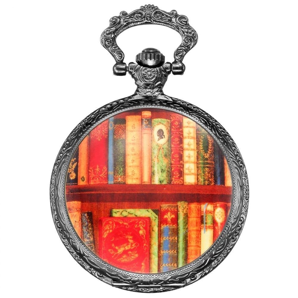 Men's Roman Case Pattern Collection Pocket Watches - 3 Colors