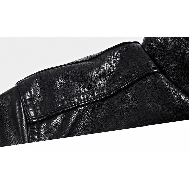 Men's Slim Leather Jacket - 2 Colors