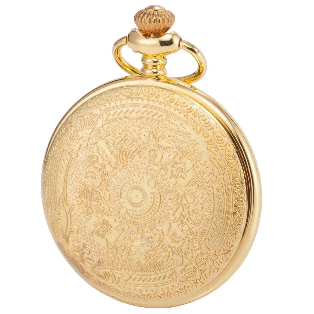 Men's Steampunk Roman Dial Pocket Watch