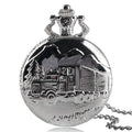 Men's Truck Themed Pocket Watch