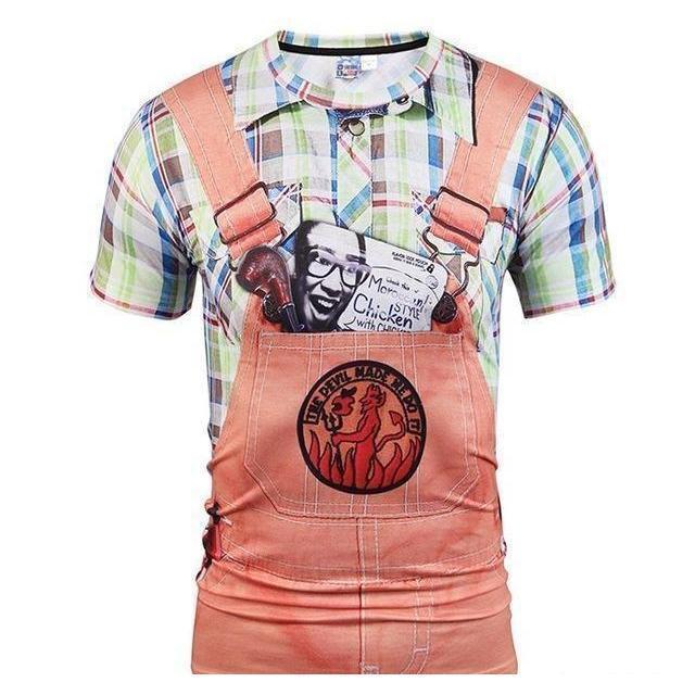 Men's Whacky Overalls T-Shirt - Multiple Sizes
