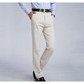 Men's White Slim Fit Dress Pants - Multiple Sizes