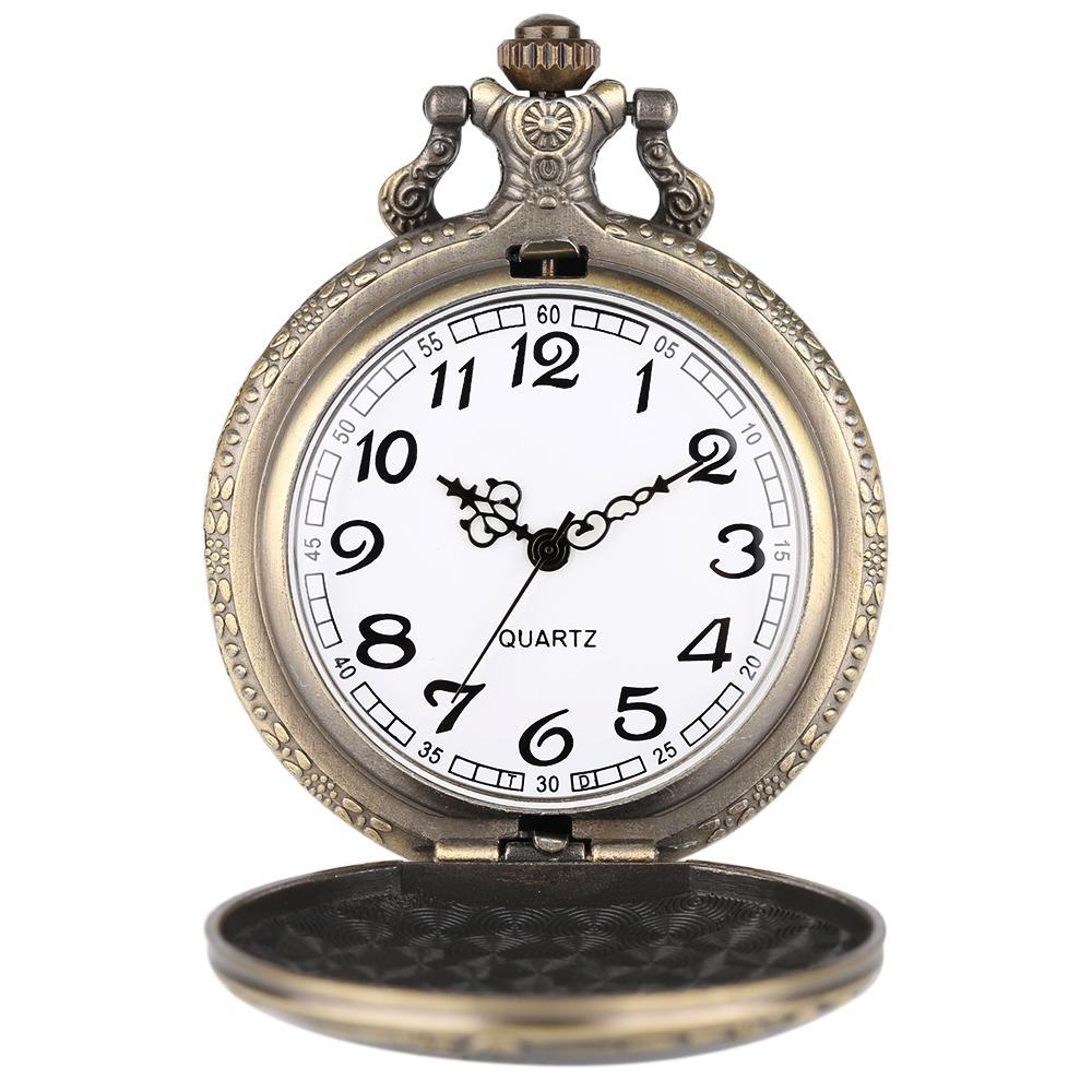 Men's Wolf Pendant Pocket Watch