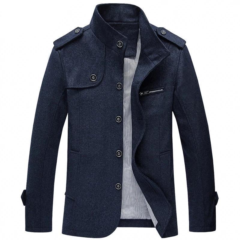 Men's Wool Trench Coat - 4 Colors