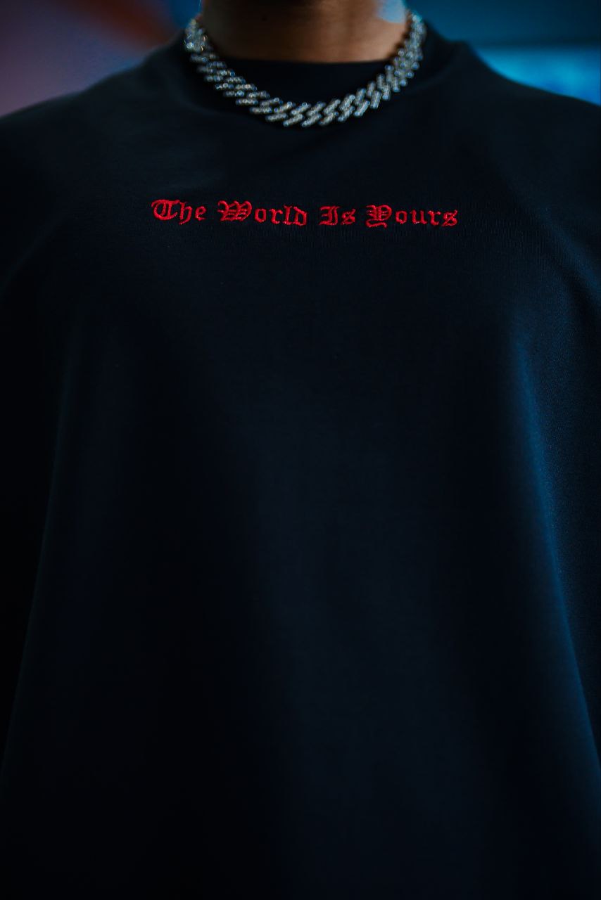 Micibill T-Shirt - "The World Is Yours" Graphic Tee