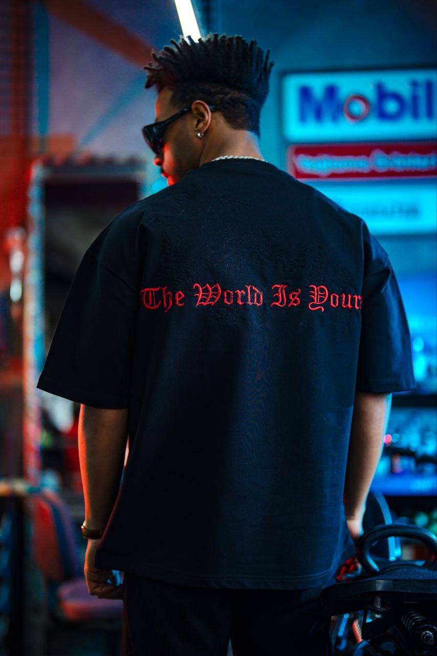 Micibill T-Shirt - "The World Is Yours" Graphic Tee