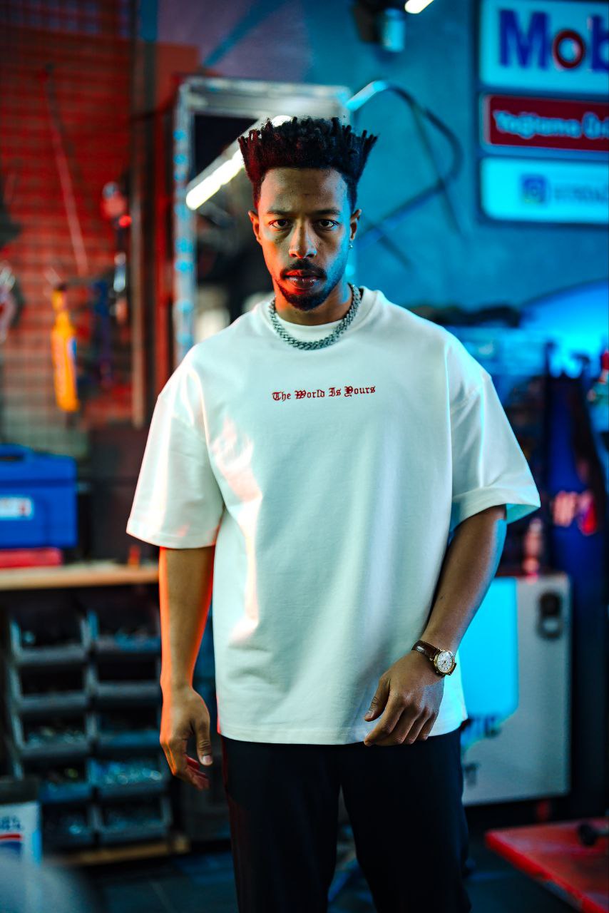 Micibill T-Shirt - "The World Is Yours" Graphic Tee