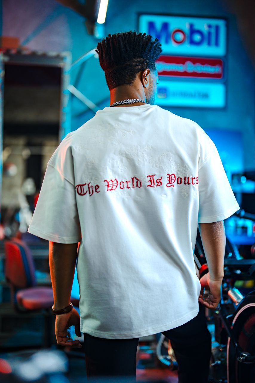 Micibill T-Shirt - "The World Is Yours" Graphic Tee