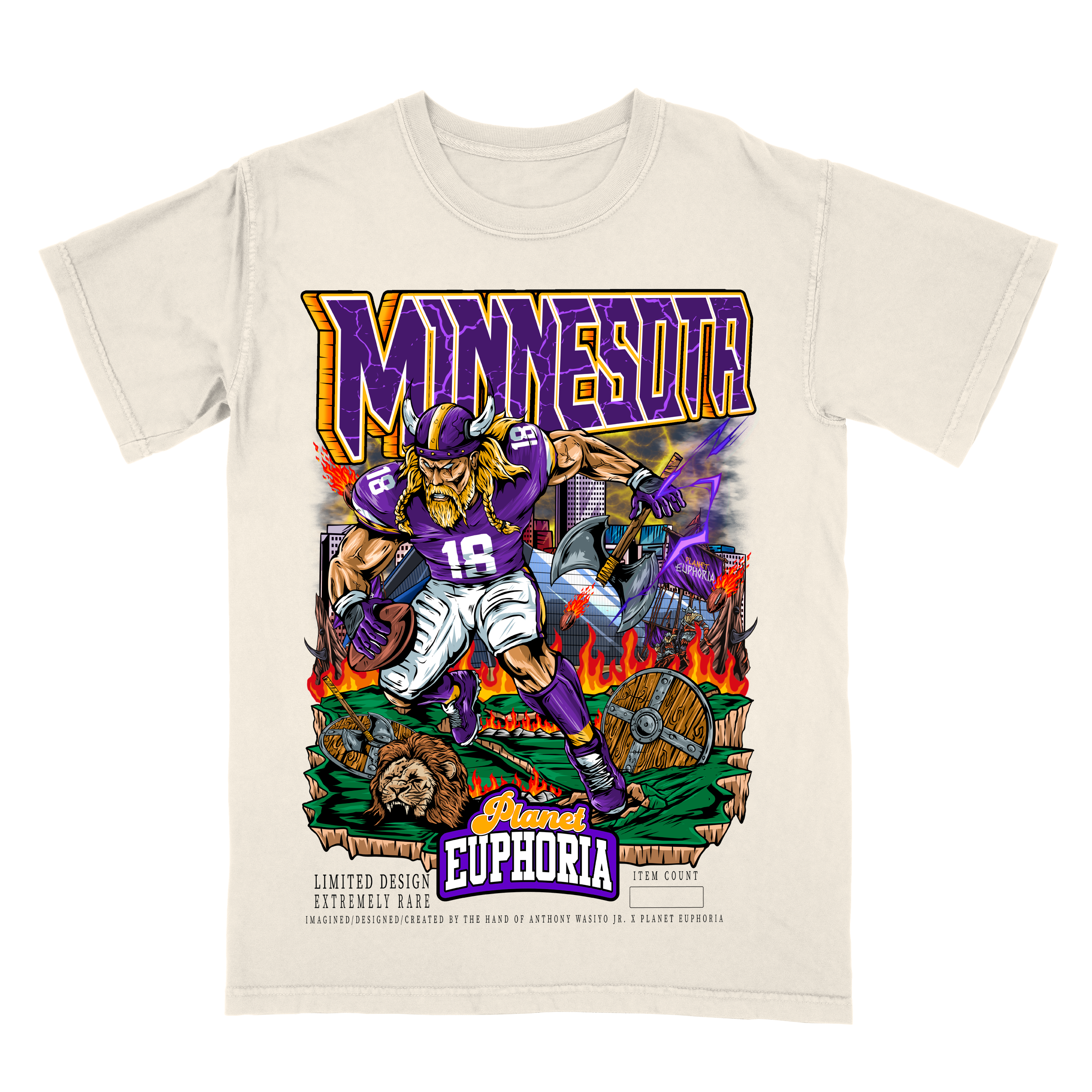 Minnesota Limited Edition NFL Player Graphic T-Shirt
