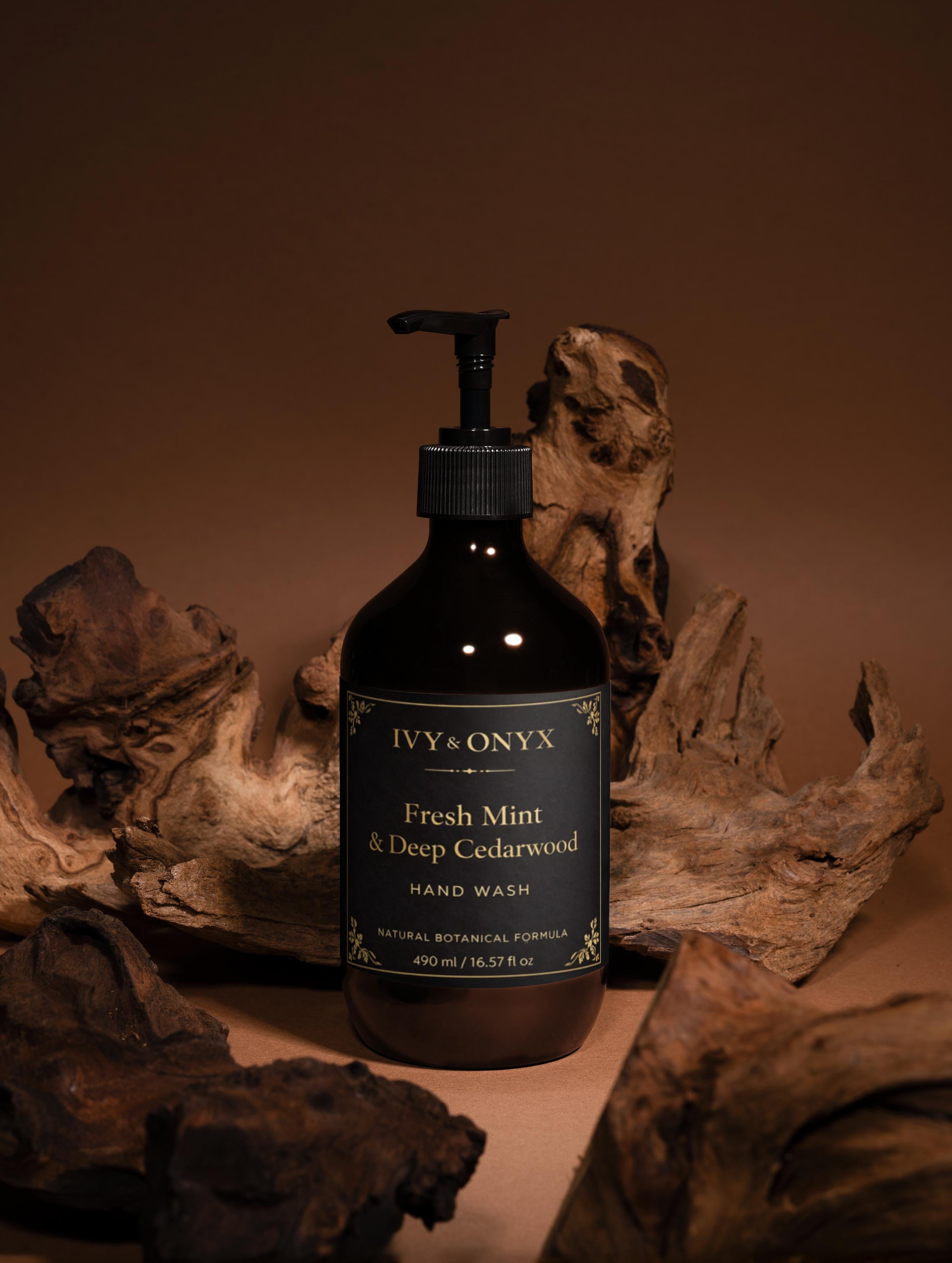 Fresh Mint & Deep Cedarwood Hand Wash 490ml