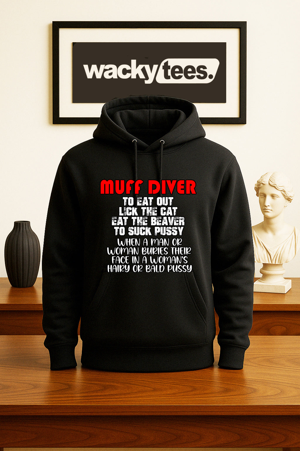 Muff Diver Description Definition Funny Adult Humor Graphic Tee Shirt