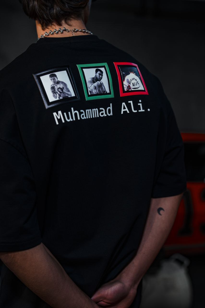 Muhammad Ali Oversized T-Shirt | Vintage Boxing Legend Graphic Tee