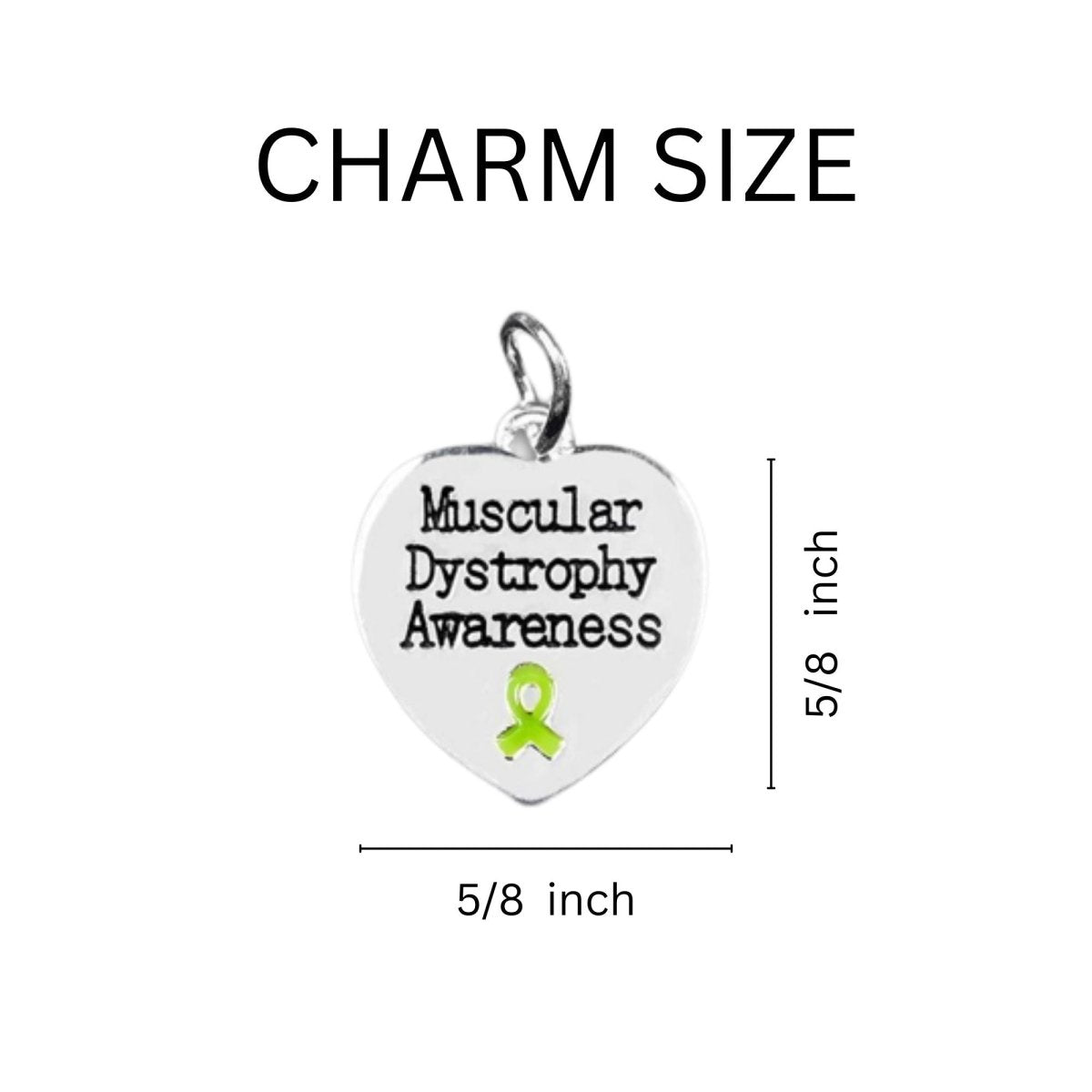 Muscular Dystrophy Lime Green Ribbon Rope Bracelets