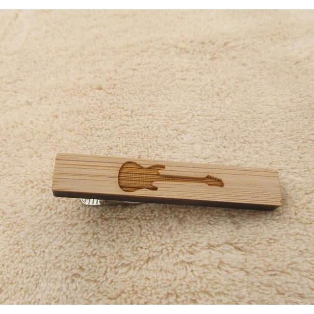 Music Lovers Collection Wooden Tie Bars/Clips - 6 Styles