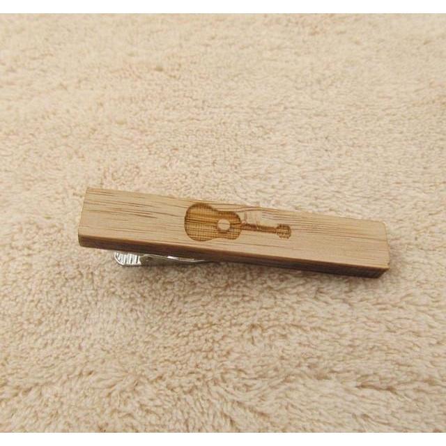 Music Lovers Collection Wooden Tie Bars/Clips - 6 Styles
