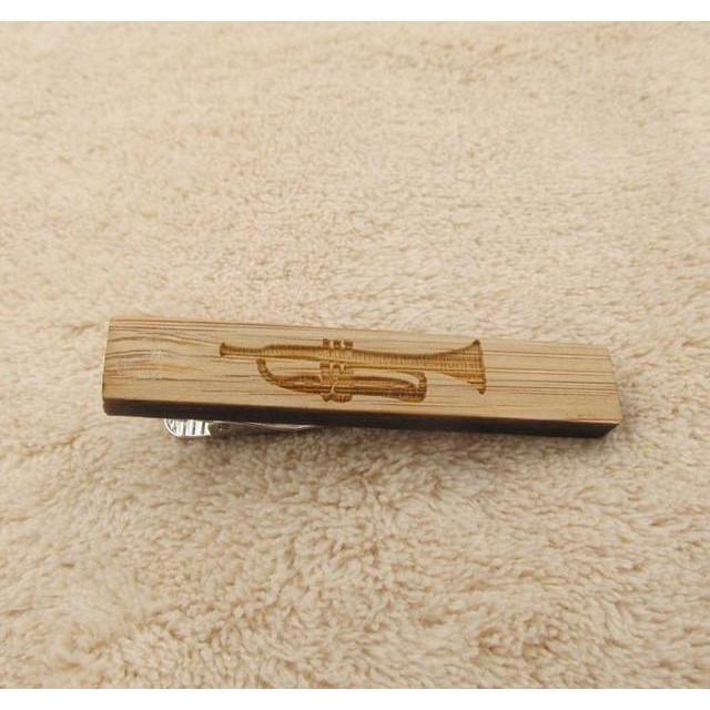 Music Lovers Collection Wooden Tie Bars/Clips - 6 Styles