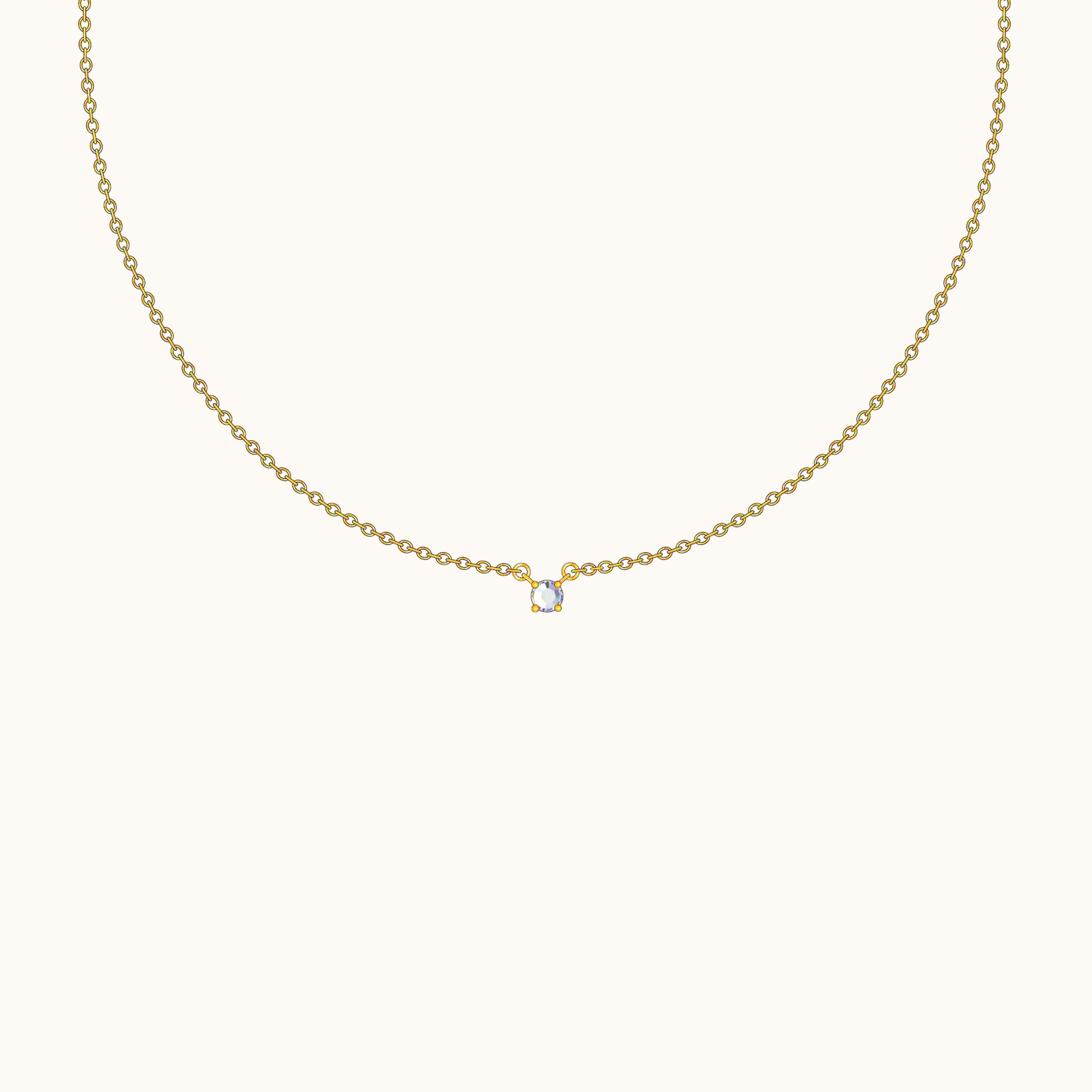 Dainty CZ Necklace