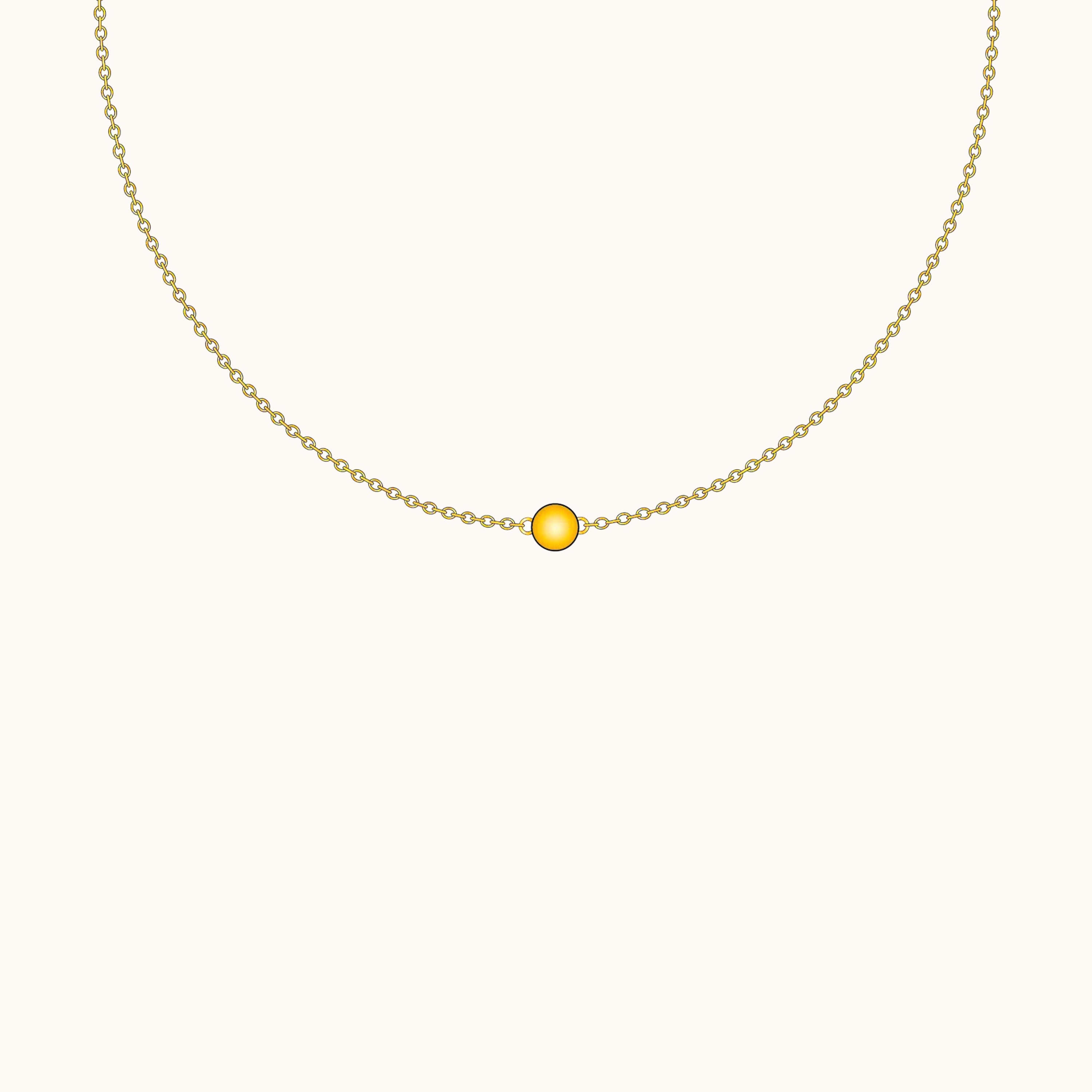 Dainty Ball Necklace