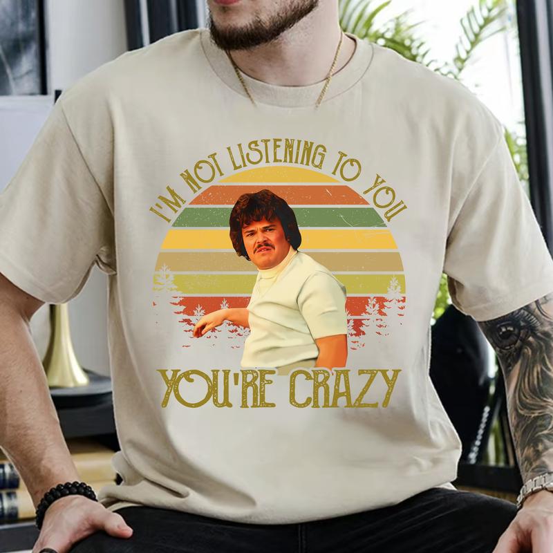 Nacho Libre Vintage Graphic Tee – Funny Movie Shirt or Sweatshirt, Unisex Retro Comedy Outfit