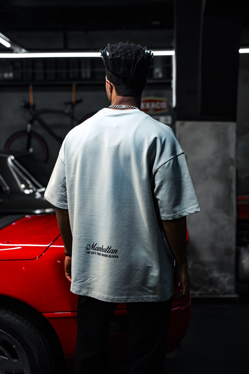 New York City Manhattan Tee – Oversized Cotton