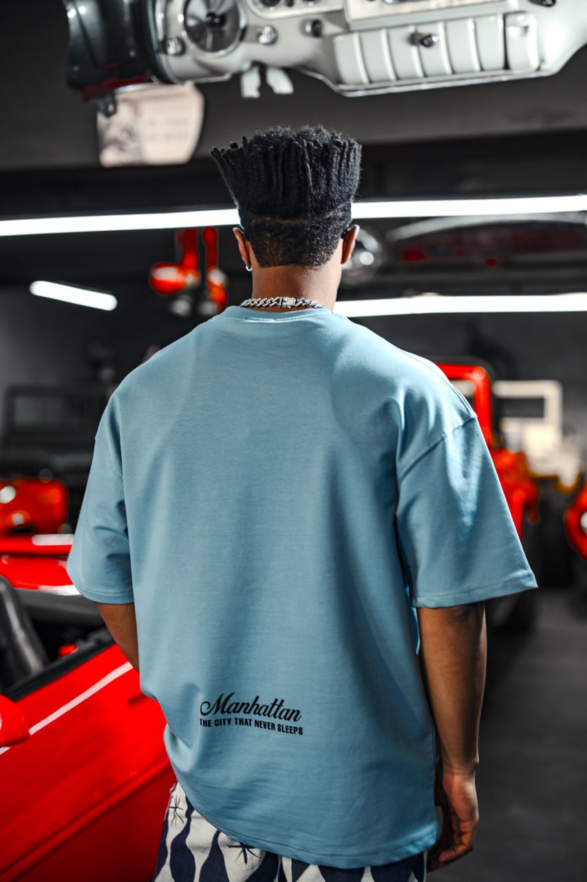 New York City Manhattan Tee – Oversized Cotton