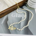 Saturn Pearl Light Luxury Clavicle Chain Necklaces