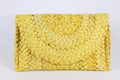 Corn Husk Straw Bag Clutch Women Large Capacity Clutch Hand-Woven Bag Mobile Phone Bag Coin Purse Japanese Korean