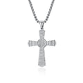 Benedict Exorcist Titanium Steel Cross Personality Retro Body Protector Pendants