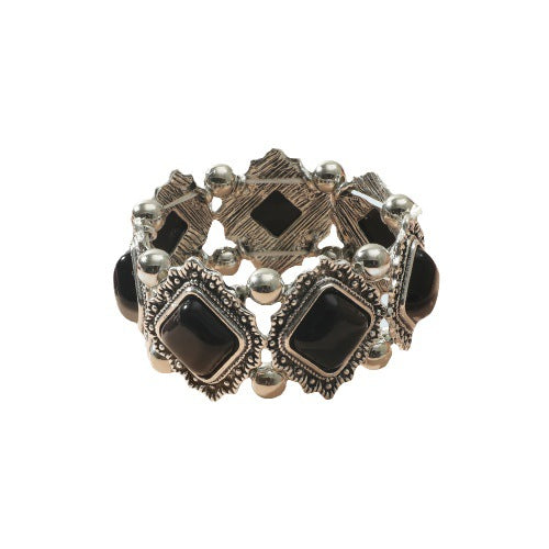 Style Personality Retro Alloy Turquoise Stretch Bracelets