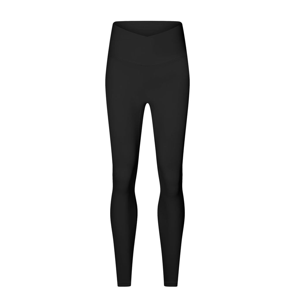 Wear Free Underwear Zero Sense One Piece Yoga Pants Shaping Nude Feel Back Pocket Peach Hip Raise Skinny Exercise Workout Pants