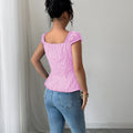 Elegant All Matching Striped Cardigan Top Shirt Women Clothing Autumn Winter