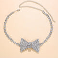 Rhinestone Bow Fashion Tie Sexy Nightclub Necklaces