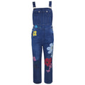 Suspender Pants Middle East Washed Cotton Polyester Printed Casual Jeans Non Elastic Comfortable Suspender Trousers