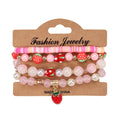 Fruit Strawberry Polymer Clay Artificial Crystal Bracelets