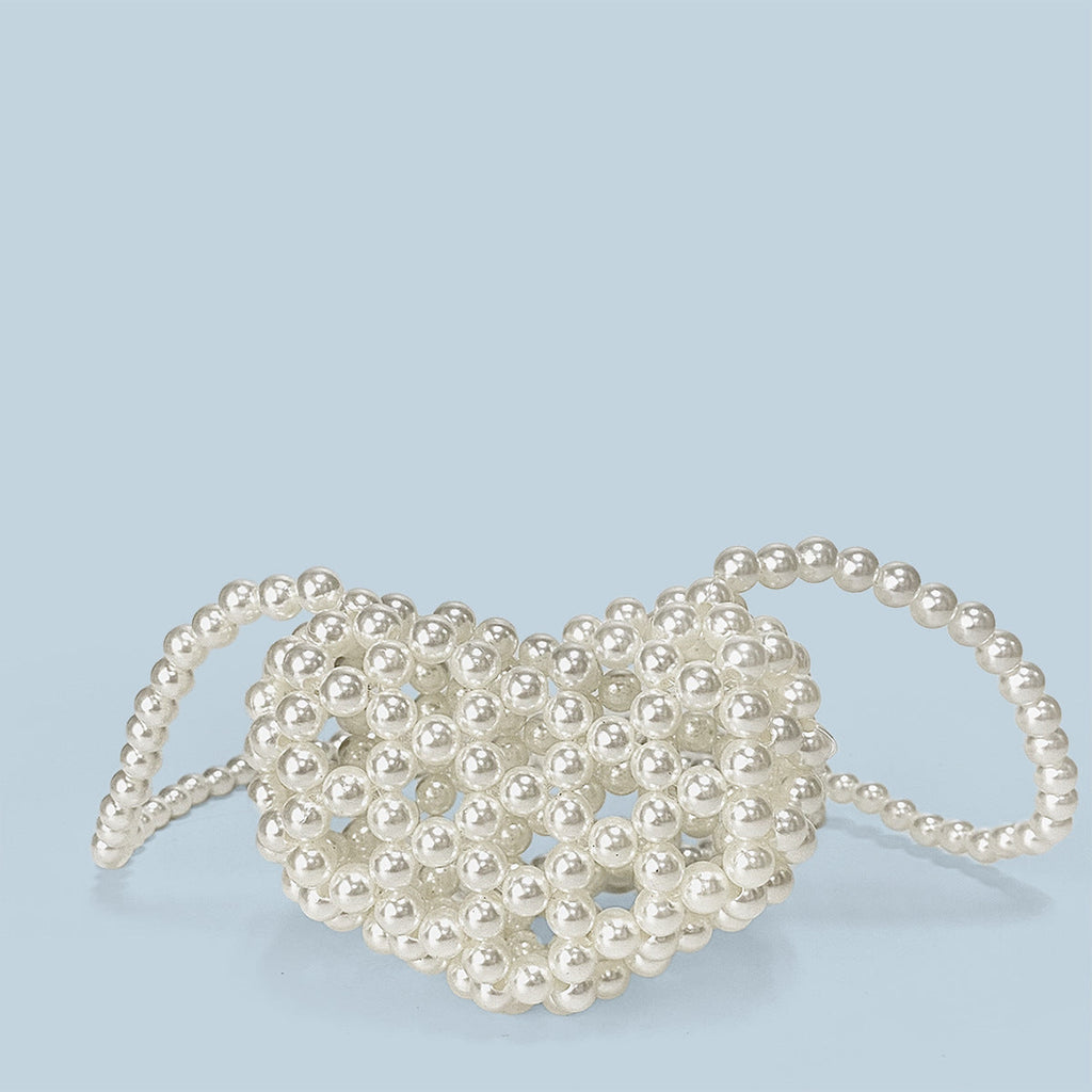 Cute Love Multi Color Handmade Beaded Crossbody Pouch