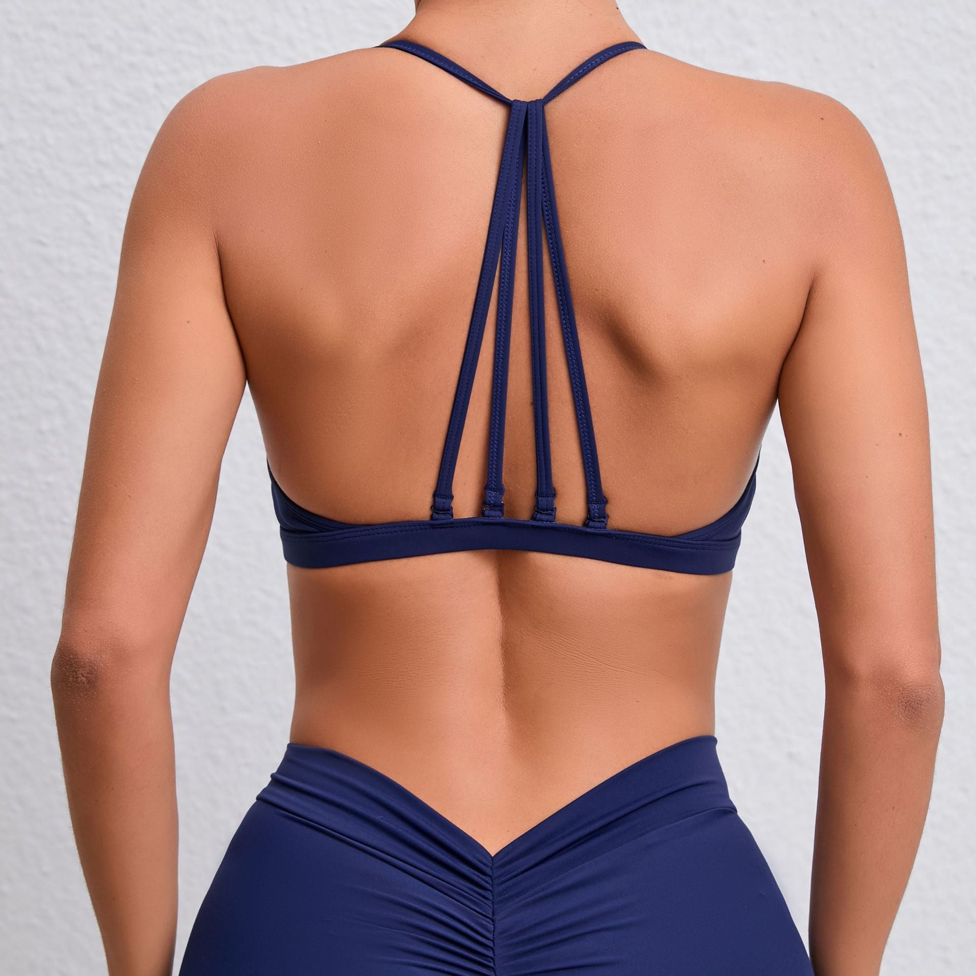 Beauty Back Dual Use Nude Feel Yoga Clothes Women Tight Quick Drying Sports Yoga Bra Outdoor Running Beauty Back Workout Underwear