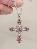 Hot Cross Female Niche Design Gothic Necklaces