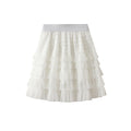 Mesh Skirt Women Summer Spring Autumn Clothing A line Tiered Dress Short Skirt