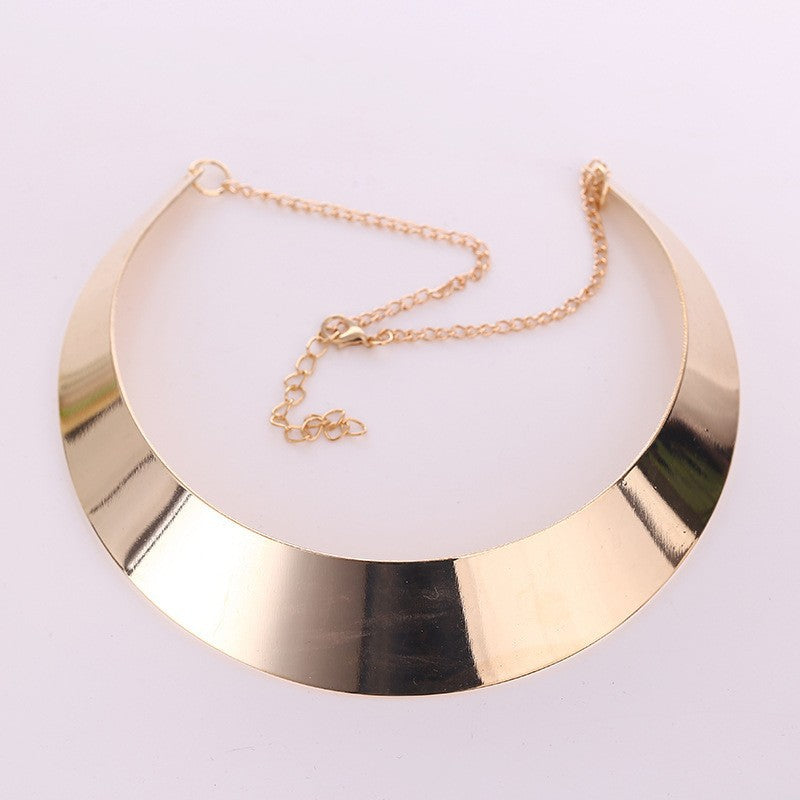 Punk Hilary Tsui Metal Exaggerated Neckband Necklaces