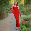 Dinner Light Luxury Dress Patchwork Summer Dress Three Dimensional Floral Decoration Slim Fit Sheath Women