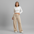 Casual Wide Leg Trousers