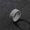 Female Mesh Geometric Wide Face Variable Rings