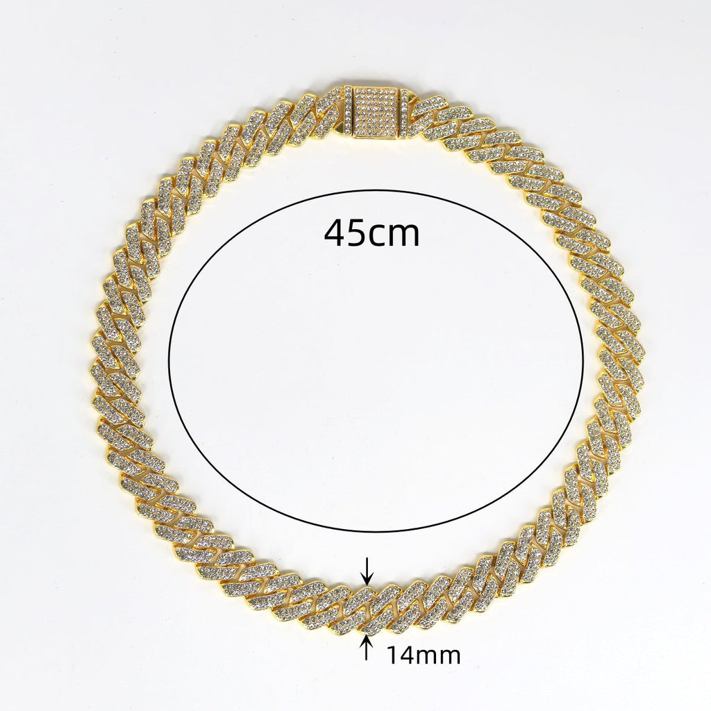 Women's & Men's High-grade Fashion Rap Hip Hop Cuban Necklaces