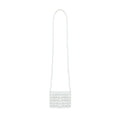 Handmade Beaded Weave Imitation Pearl Hollow Out Cutout Design Portable All Match Casual Messenger Phone Bag Lipstick Pack