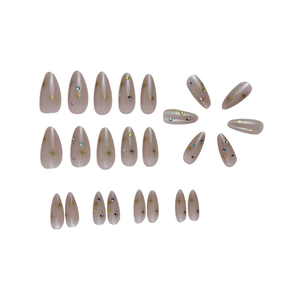 Women's Fashion Drop Shape Press-on Fingernail
