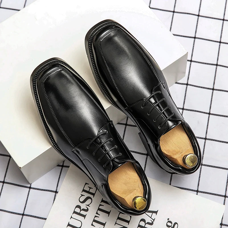 Slip-on Men Formal Wear Casual Leather Shoes