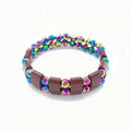 Elegant Colorful Section Hematite Magnet Female Bracelets