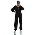 Autumn Winter Hooded Zipper Waist Tight Sweaters Women Clothing Casual Exercise Suit