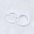 Women's Big Spray Paint Minimalism Personality Acrylic Earrings