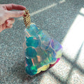 Hand Woven Chain Bag Women Niche Fairy Prawn Crackers Triangle Bag Simple Portable Shell Bag